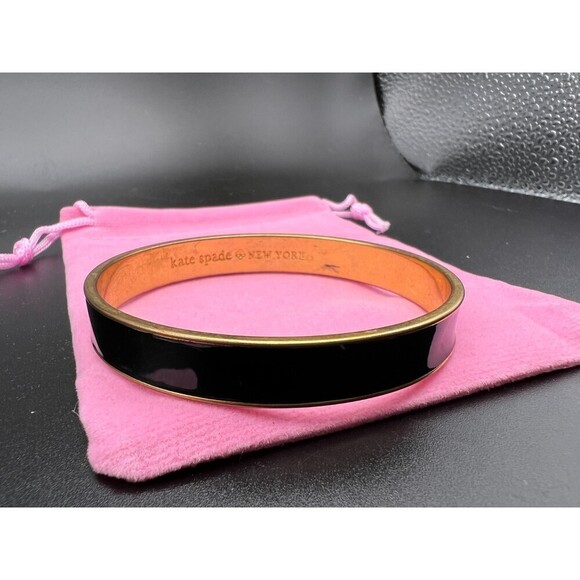 Kate Spade Black Enamel Bangle - Picture 4 of 5
